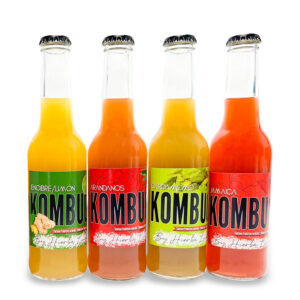 Kombucha Artesanal 100% Natural  Mix Sabores - 4 Pack, 275 ml