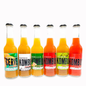 Kombucha Artesanal 100% Natural Mix Sabores + Ginger Beer 6 Pack, 275 ml
